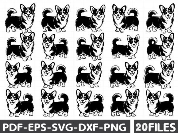 Baby Corgi SVG Bundle: Graphics & Illustrations for Modern Publishing