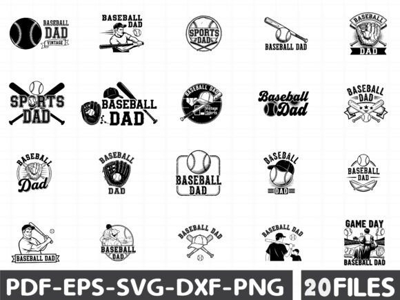 Baseball Dad Vintage Graphics & Illustrations Review