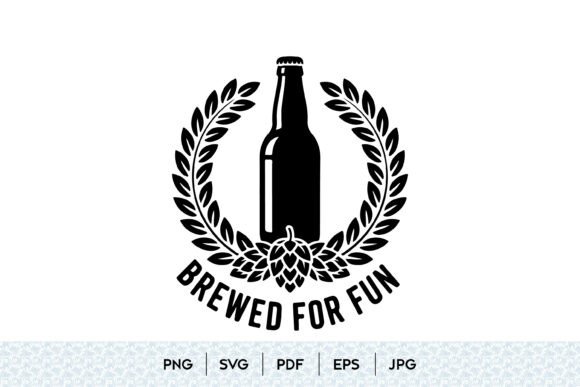 Brewed for Fun Beer SVG Graphics & Illustrations Review