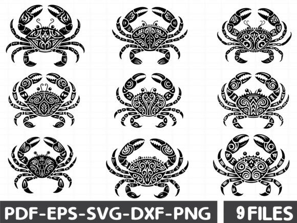 Crab Celtic Stencil: A Fresh Graphic for Editorial Graphics