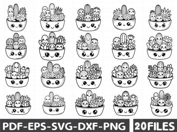 Cute Cacti and Succulent Pack: Graphics & Illustrations Review