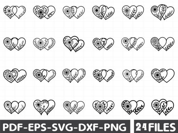 Flower Heart, Valentine SVG: A Designer's Review of Graphics & Illustrations