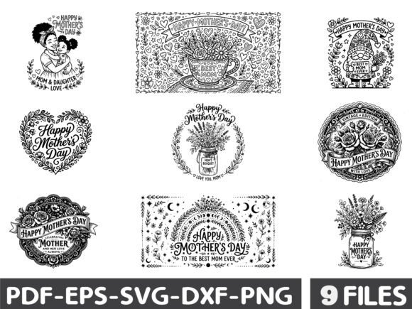 Happy Mothers Day Graphics and Illustrations Review