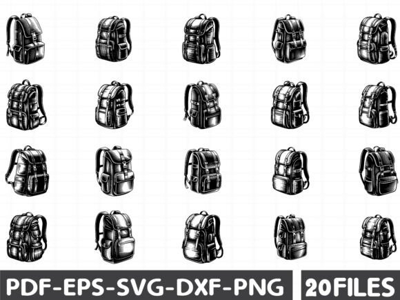 HIKING BACKPACK Svg Graphics and Illustrations Review