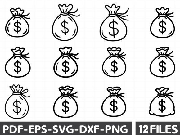 Money Bag SVG: Essential Graphics for Illustrations