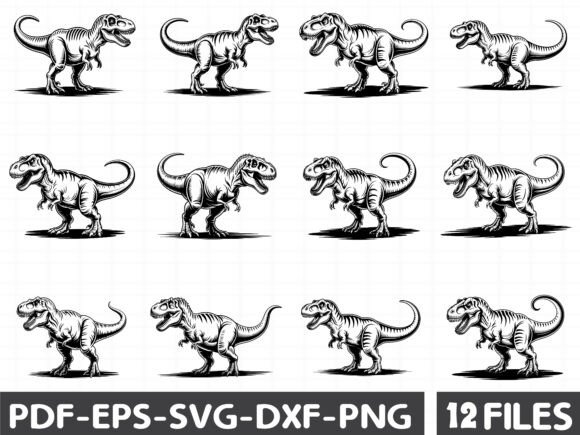 T-Rex Dinosaur SVG: A Designer's Review of Graphics and Illustrations