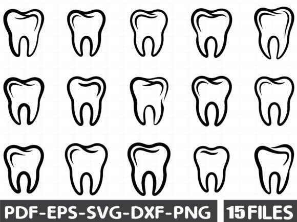 Tooth SVG Bundle: Modern Graphics and Illustrations for Publishers