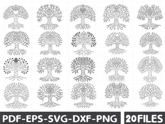 Tree SVG Tree of Life SVG Tree Bundle for Graphics and Illustrations